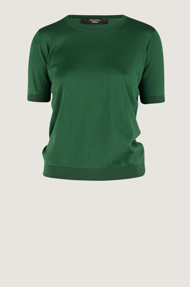 MaxMara agro mm12033 Pull korte mouw Groen