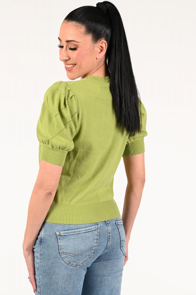 Emotions 125082 Pull korte mouw Groen