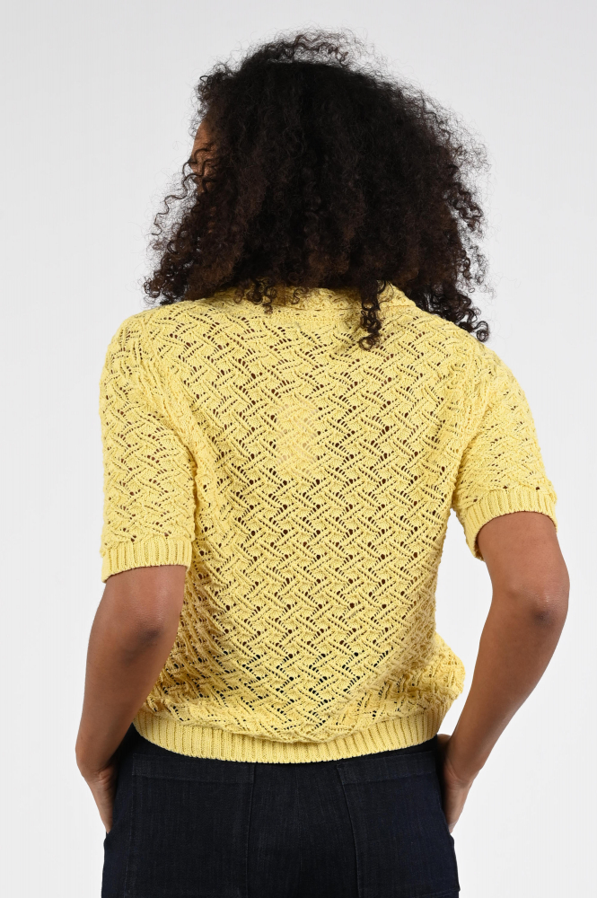 Geisha 64092-70 Pull korte mouw Groen