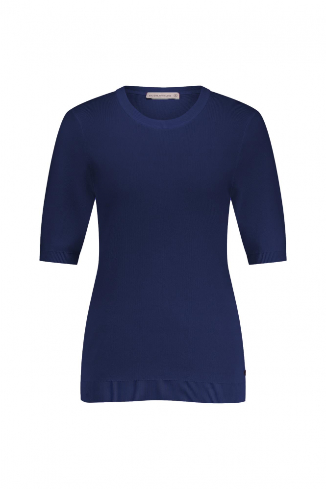 Studio Anneloes Lana ssl pullover Pull korte mouw Blauw