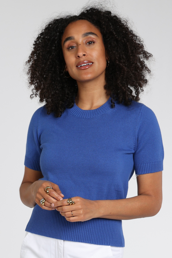 Emotions 126084 Pull korte mouw Blauw