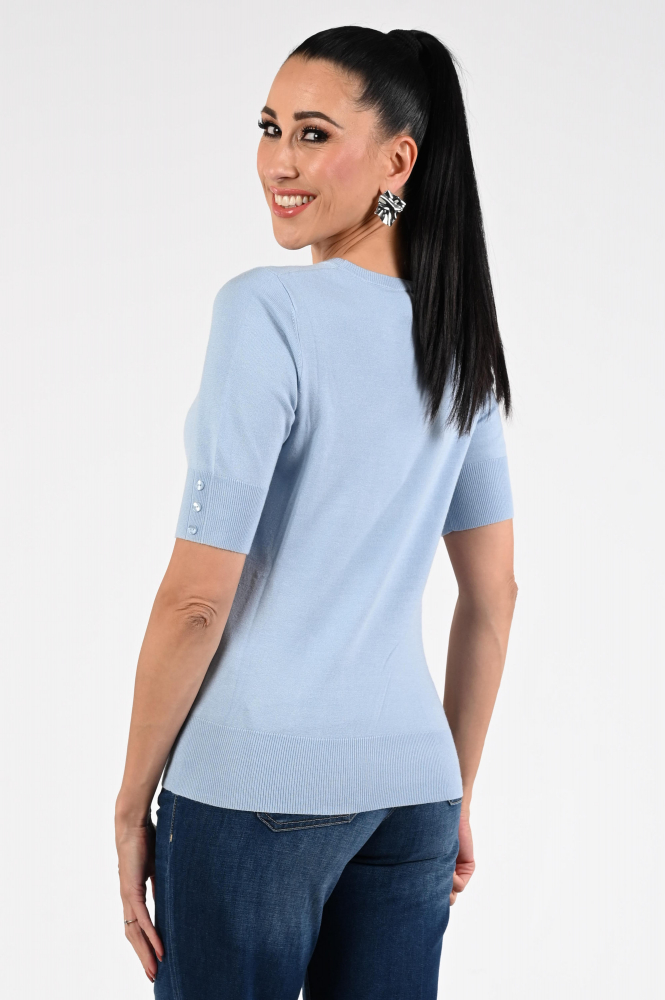 Emotions 225001 Pull korte mouw Blauw