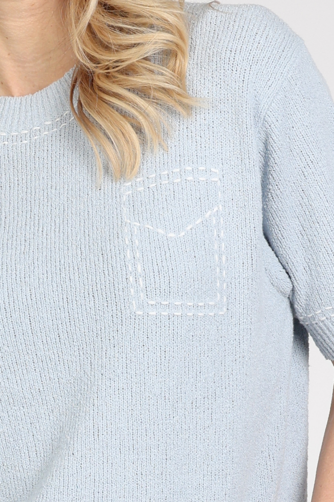 Catnoir 7521 Pull korte mouw Blauw