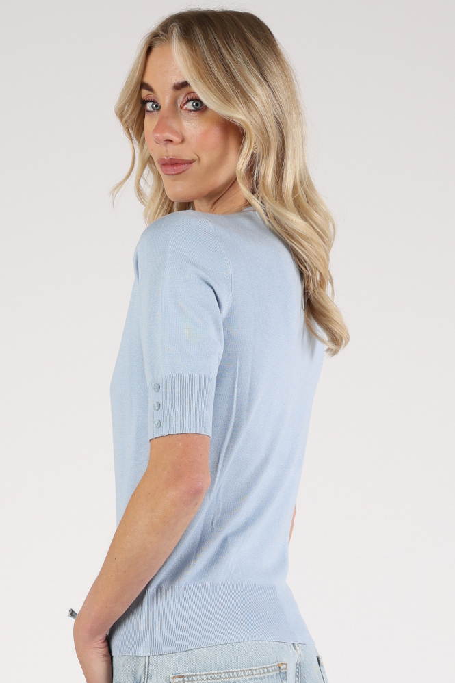 Emotions 126001 Pull korte mouw Blauw