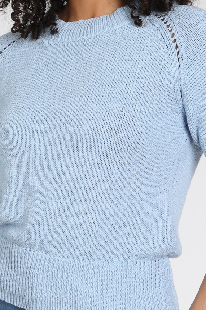 Emotions 126078 Pull korte mouw Blauw