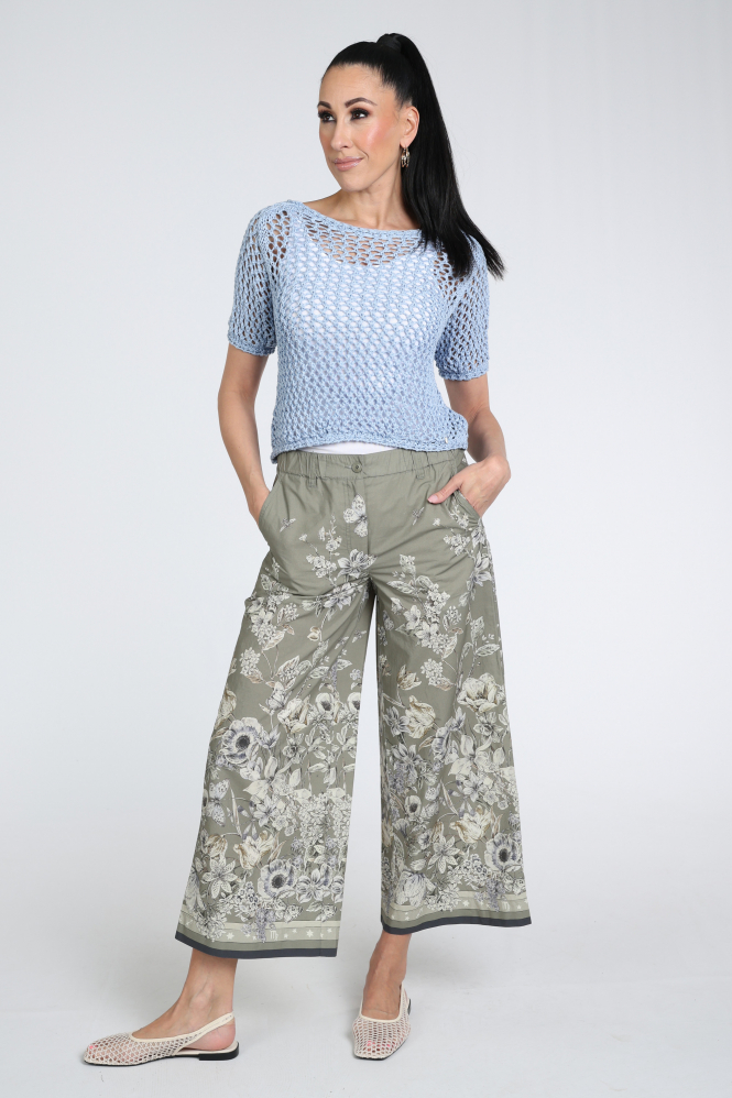 Monari 409945 Pull korte mouw Blauw