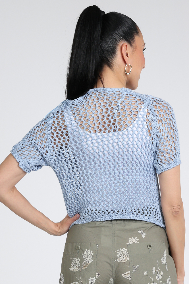 Monari 409945 Pull korte mouw Blauw