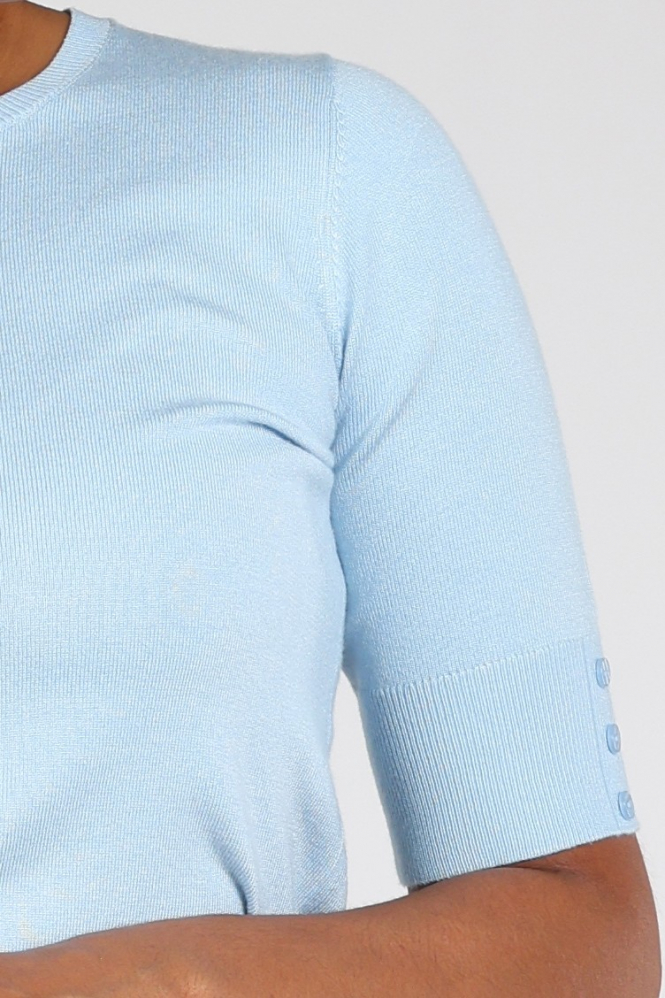 Emotions 226001 Pull korte mouw Blauw