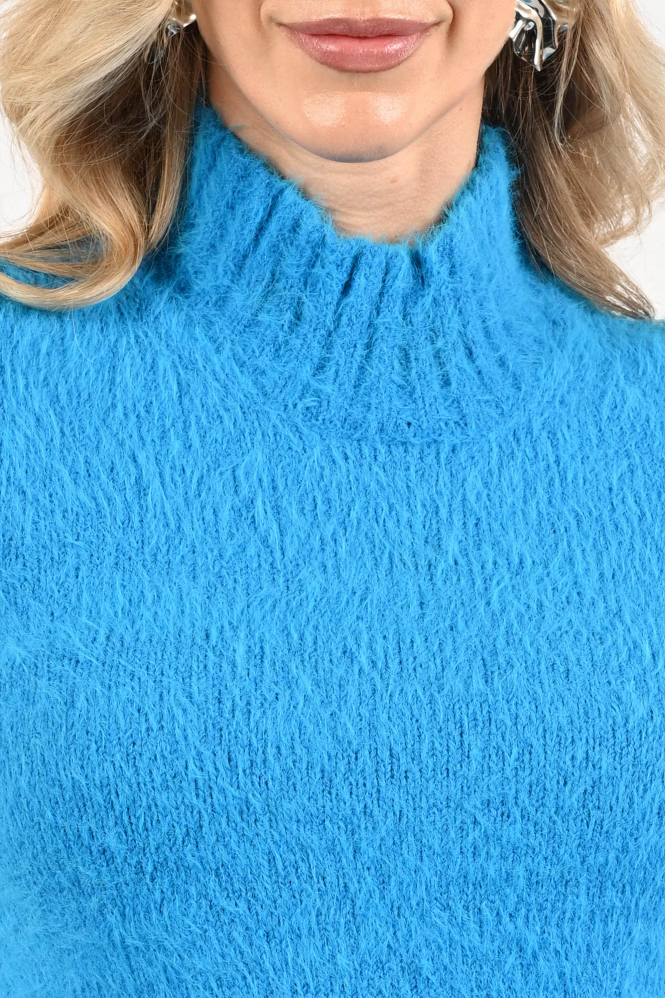 Marc Cain ZC 41.39 M59 Pull korte mouw Blauw