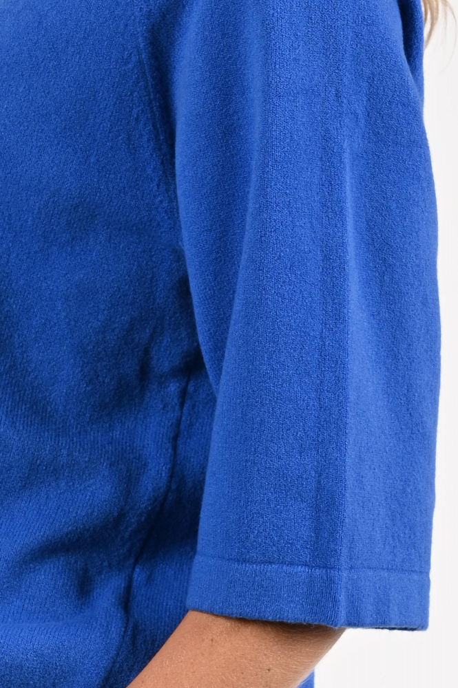 Penn & Ink W25B364 Pull korte mouw Blauw