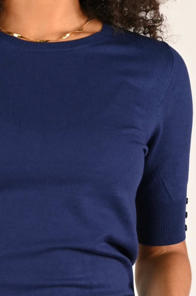 Emotions 224001 Pull korte mouw Blauw