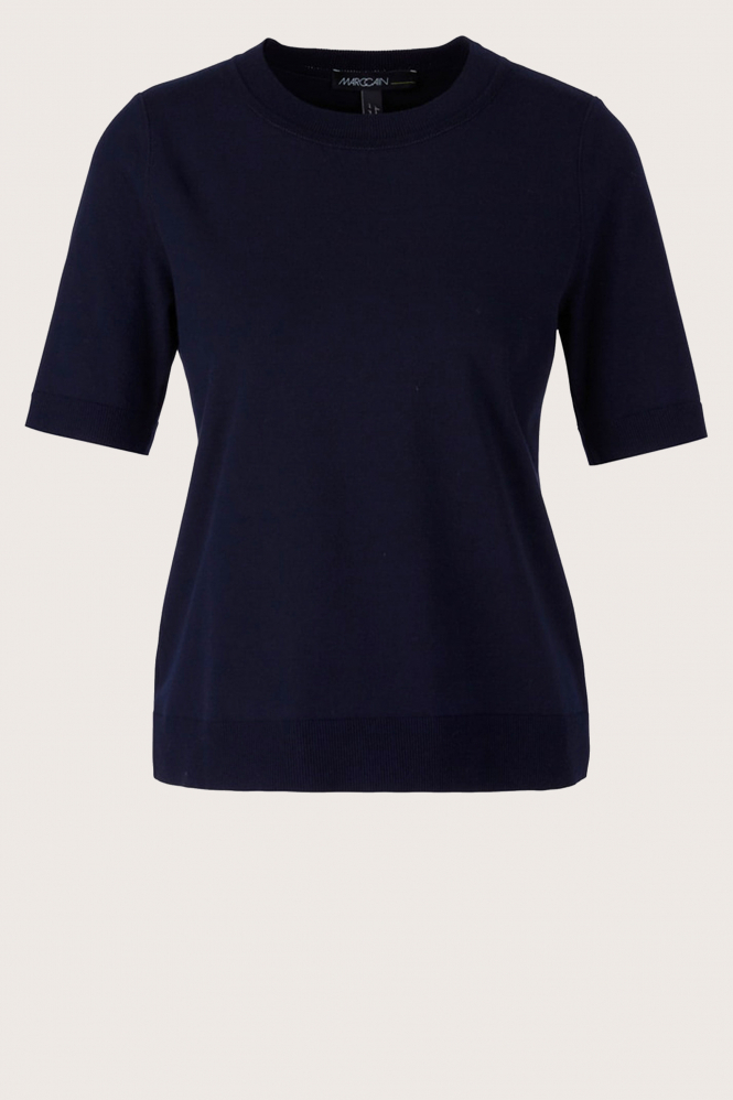 Marc Cain +E 41.06 M11 Pull korte mouw Blauw