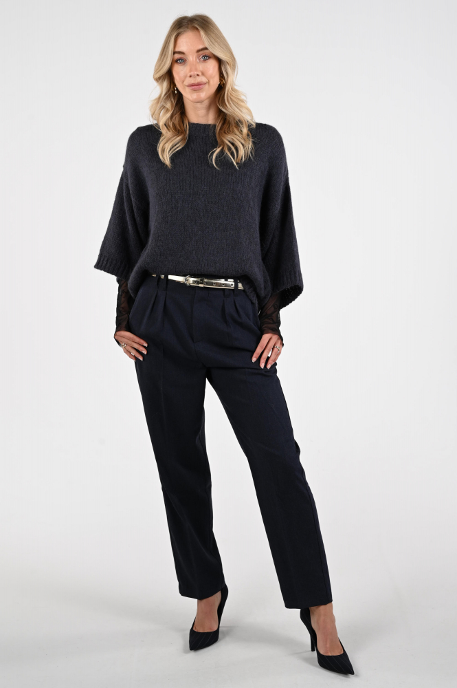 Knit-Ted Melany Pull korte mouw Blauw