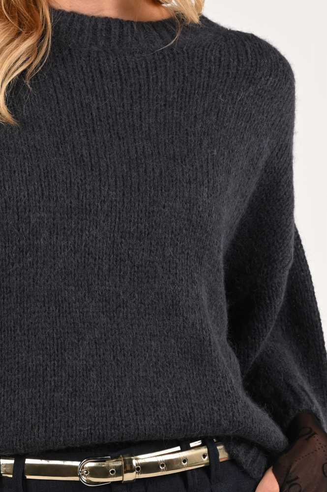 Knit-Ted Melany Pull korte mouw Blauw