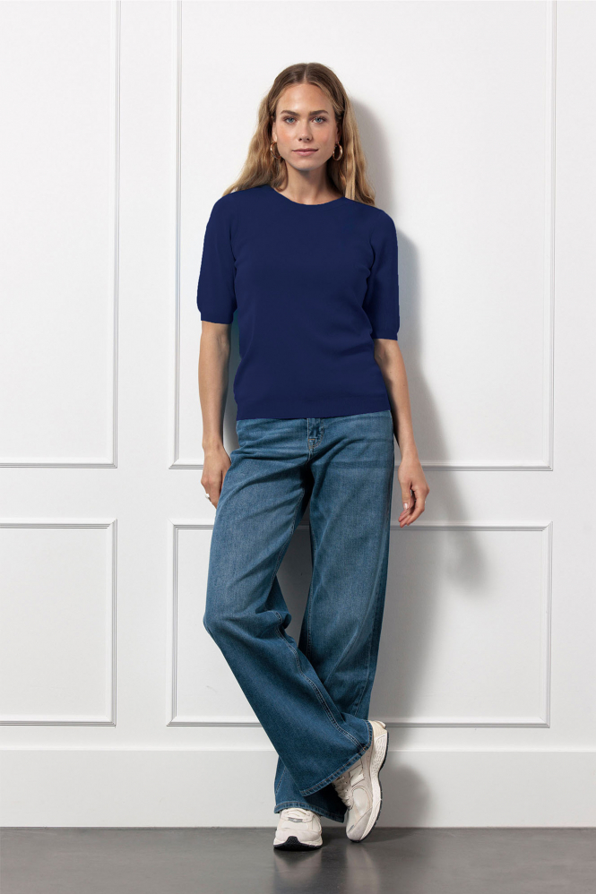 Studio Anneloes 13157 Pull korte mouw Blauw