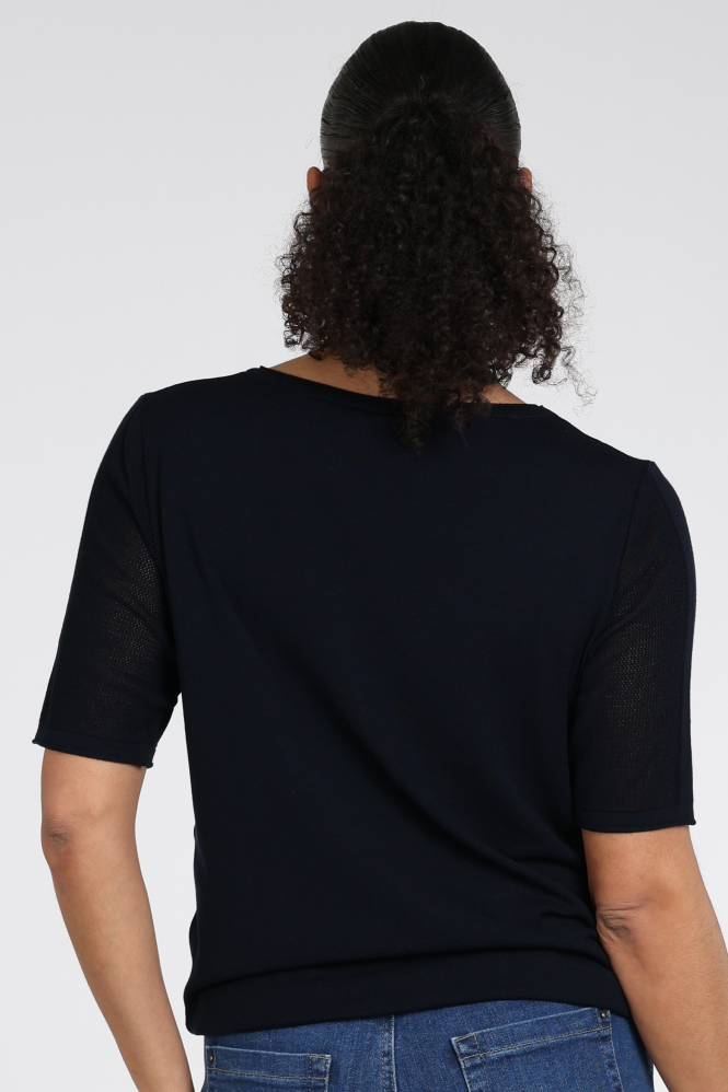 FABER 15624 Pull korte mouw Blauw