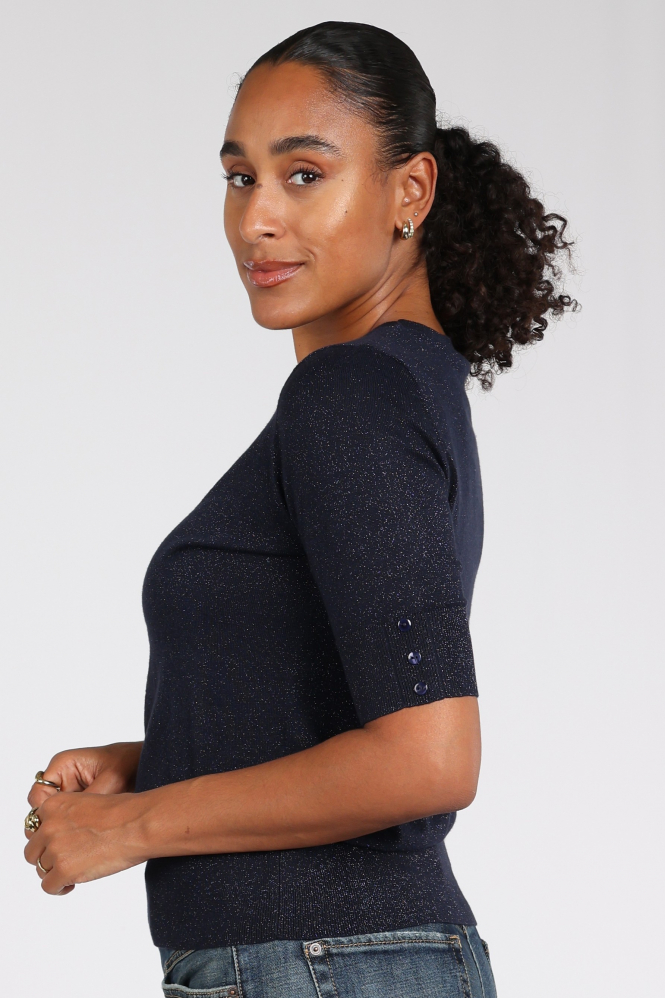 Emotions 226082 Pull korte mouw Blauw