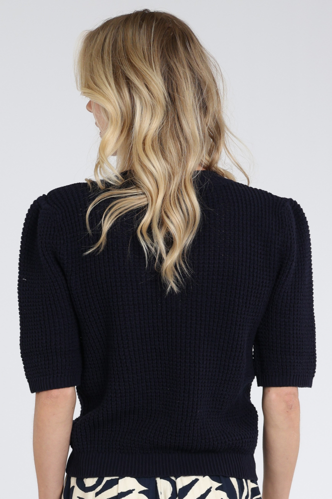 Geisha 64042-29 Pull korte mouw Blauw