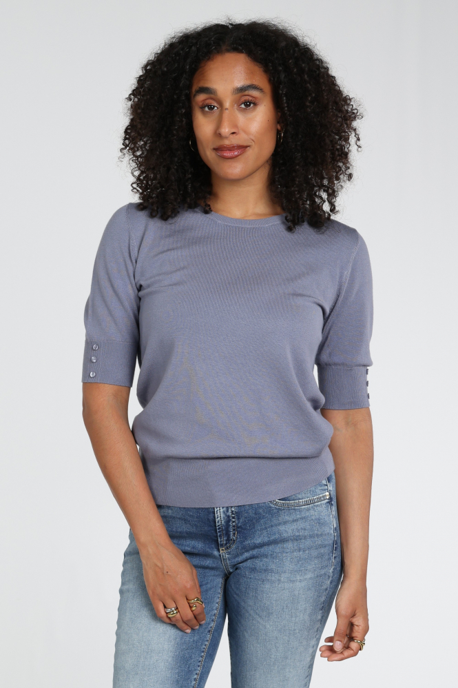 Emotions 126001 Pull korte mouw Paars
