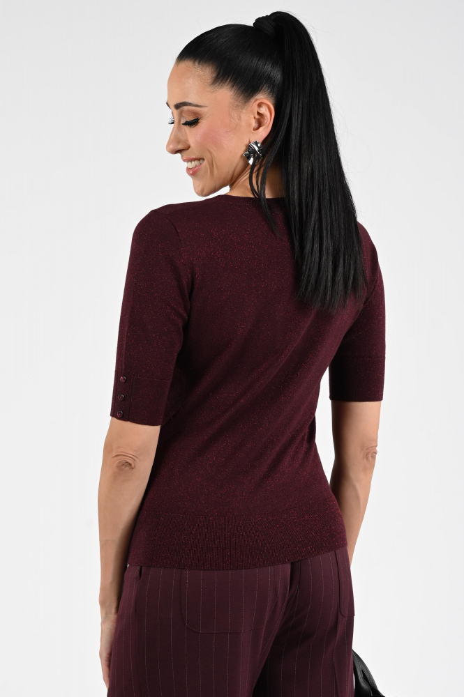 Emotions 225106 Pull korte mouw Paars