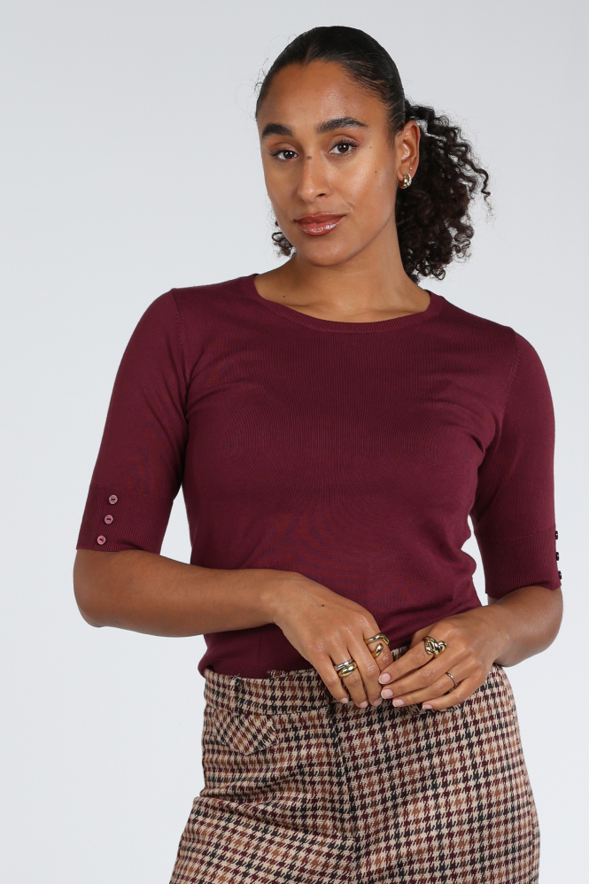Emotions 226001 Pull korte mouw Rood