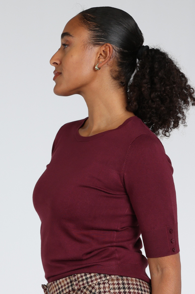 Emotions 226001 Pull korte mouw Rood