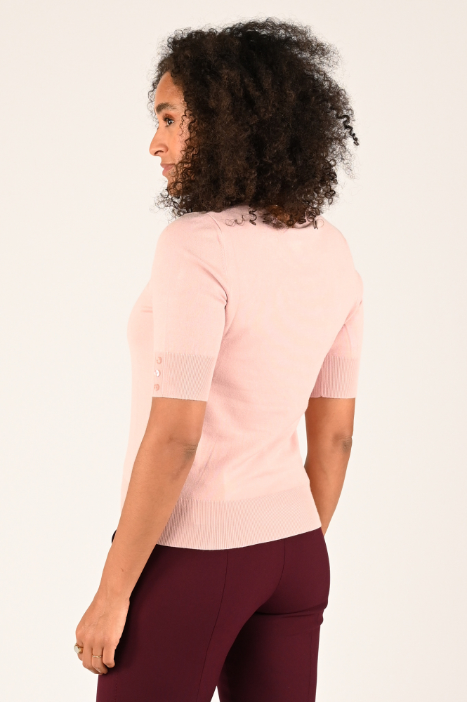 Emotions 224001 Pull korte mouw Roze
