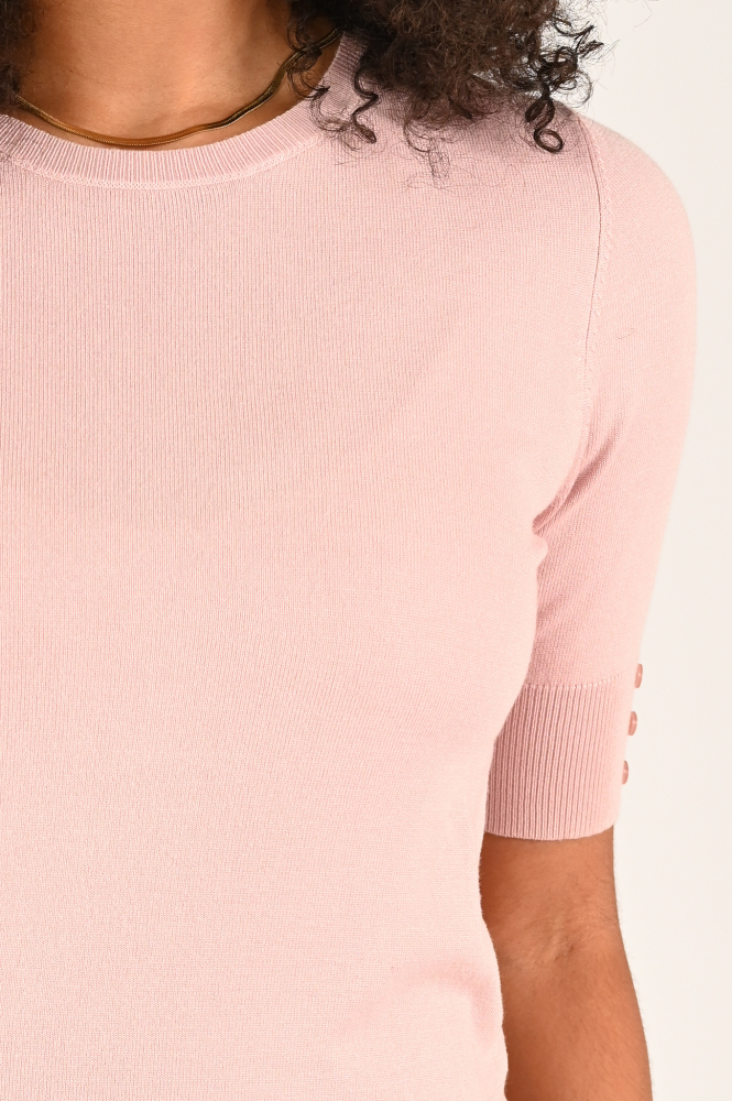 Emotions 224001 Pull korte mouw Roze