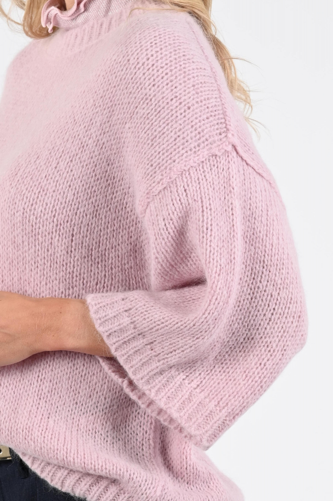 Knit-Ted Melany Pull korte mouw Roze