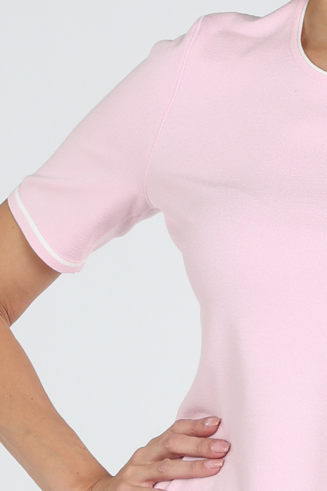 Marc Cain AC 41.09 M11 Pull korte mouw Roze