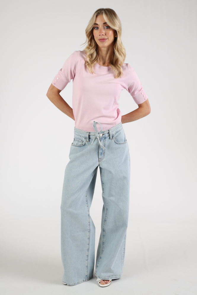 Emotions 126001 Pull korte mouw Roze