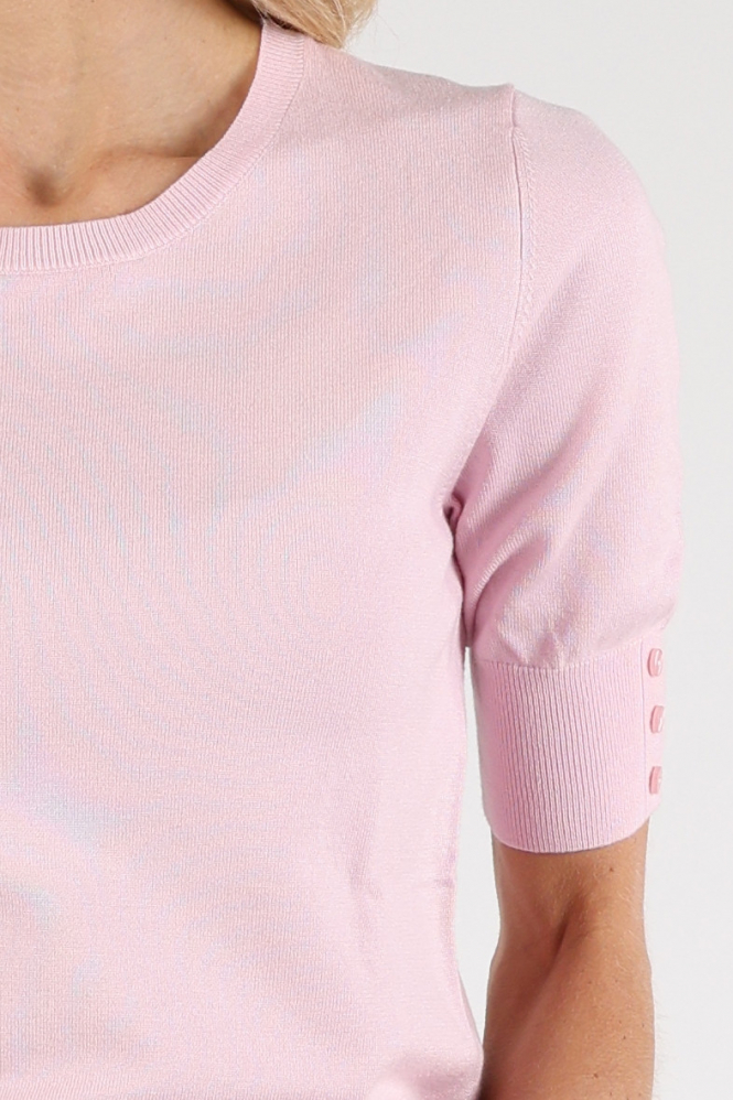 Emotions 126001 Pull korte mouw Roze