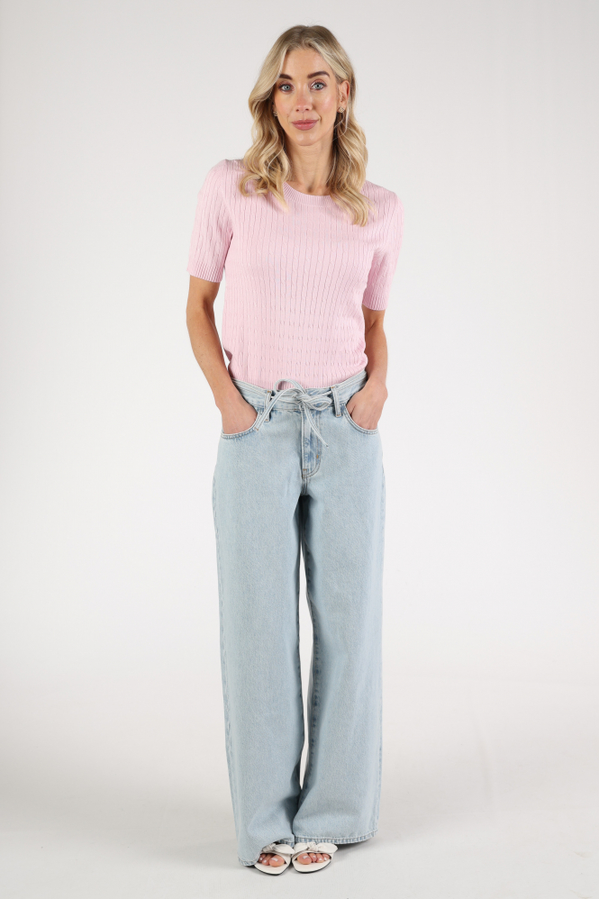 Emotions 126005 Pull korte mouw Roze