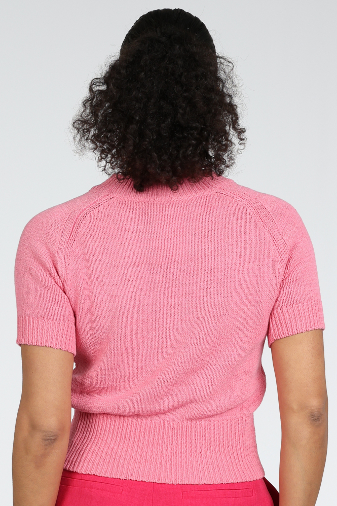 Emotions 126078 Pull korte mouw Roze