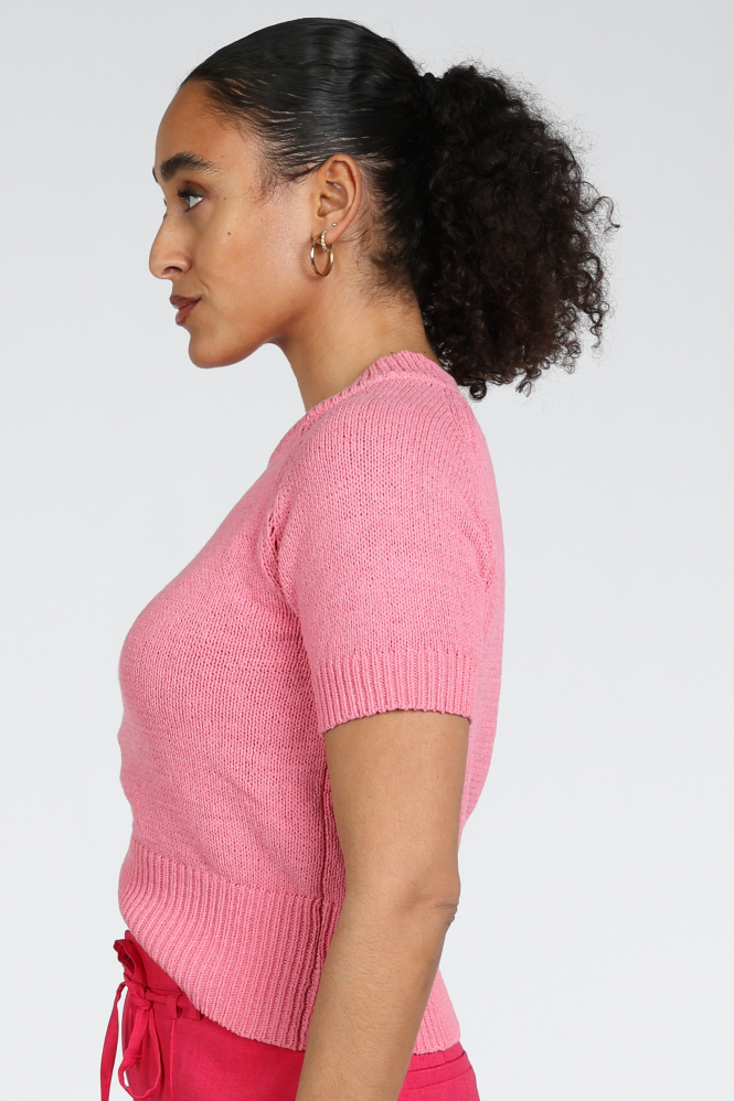 Emotions 126078 Pull korte mouw Roze
