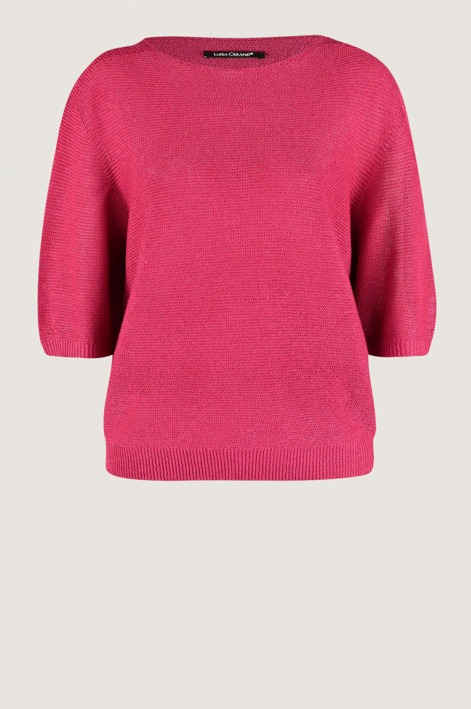 Luisa Cerano 108514-5339 Pull korte mouw Roze