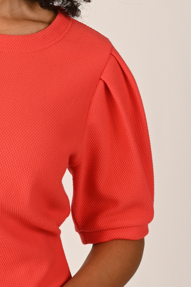 Geisha 52082-21 Pull korte mouw Rood