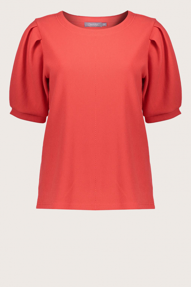 Geisha 52082-21 Pull korte mouw Rood