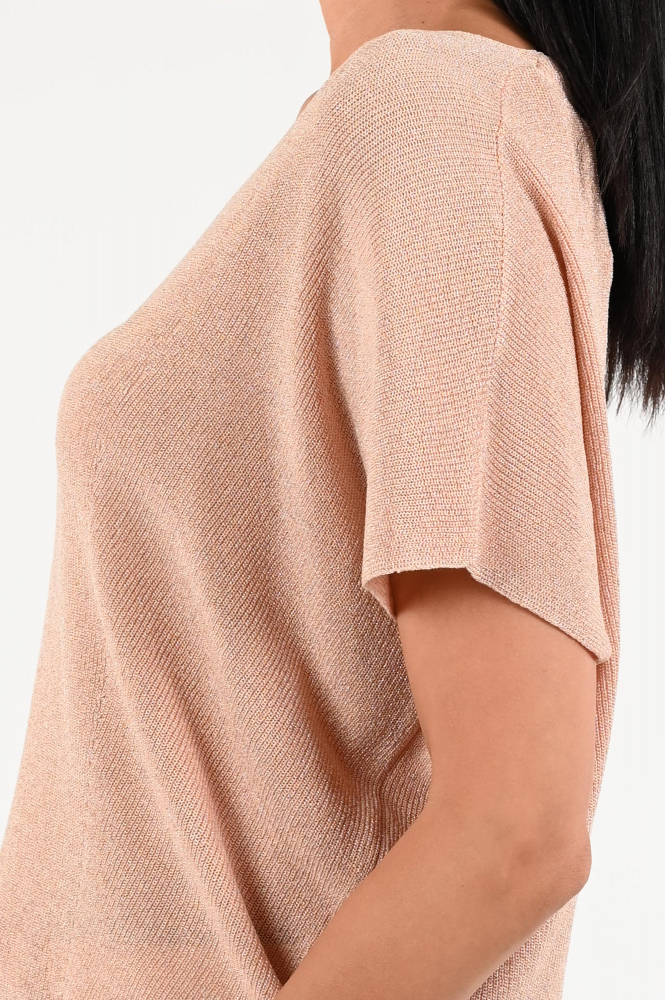 Nukus NKS01022 Pull korte mouw Roze