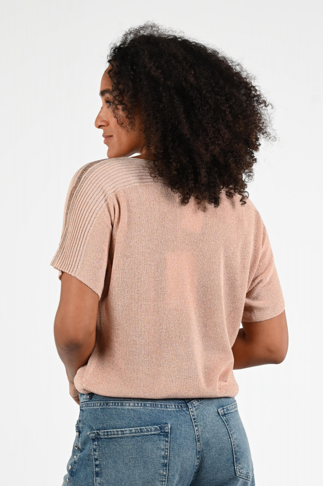 Nukus NKF01054 Pull korte mouw Roze