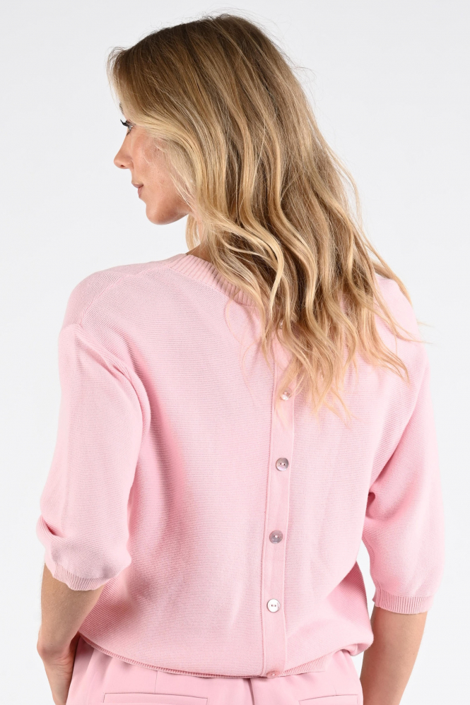 Nukus NKS03056 Pull korte mouw Roze