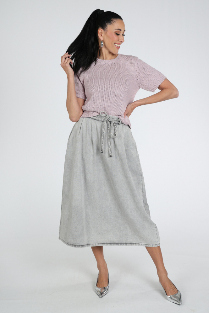 WithBlack WBLELINORE Pull korte mouw Roze