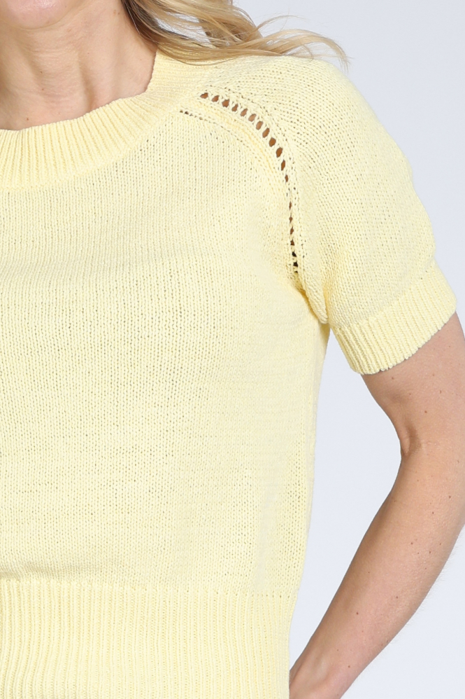 Emotions 126078 Pull korte mouw Geel