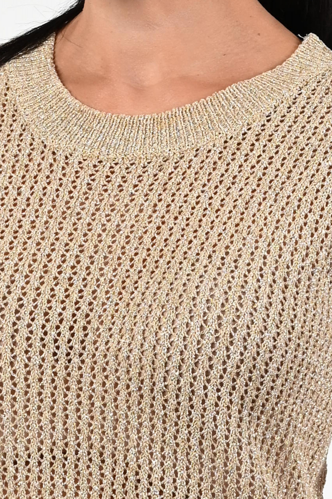 Geisha 54331-70 Pull korte mouw Goud