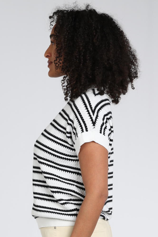 Emotions 126108S Pull korte mouw Zwart