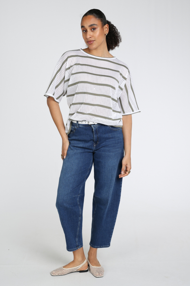 FABER 15806 Pull korte mouw Wit