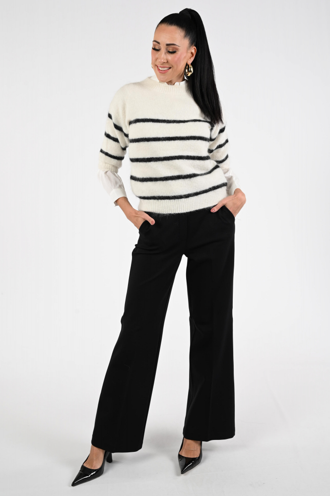 Beaumont BC85731253 Pull korte mouw Wit