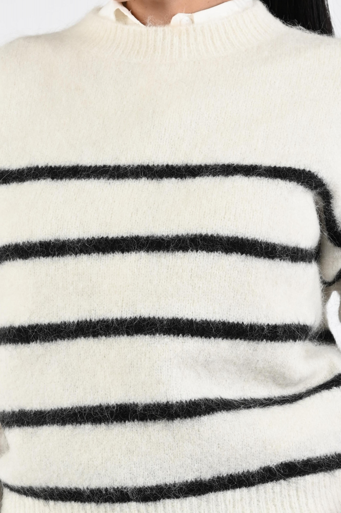 Beaumont BC85731253 Pull korte mouw Wit