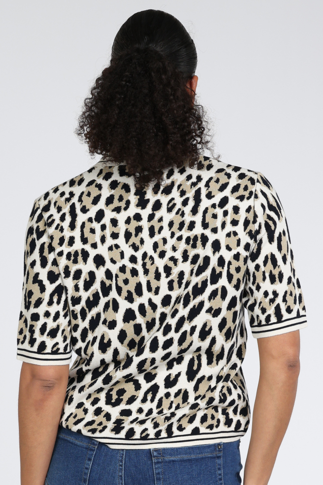 FABER 15623 Pull korte mouw Beige