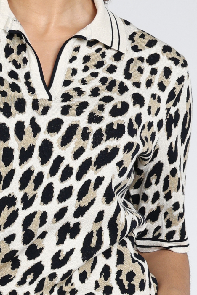 FABER 15623 Pull korte mouw Beige